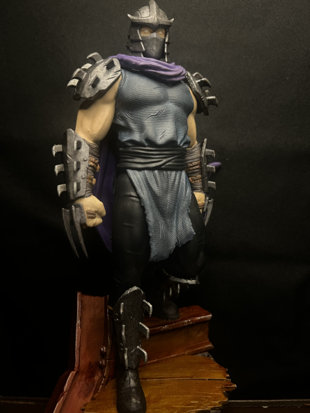 A custom 3D shredder figure